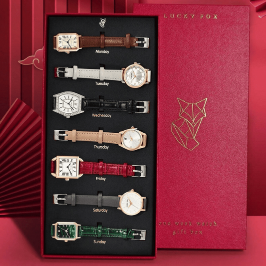 Coffret 7 montres pour femmes