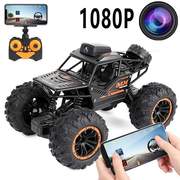 🚙 4x4 Tout-Terrain Télécommandé avec Caméra HD Intégrée – Pilote & Filmez en Haute Définition